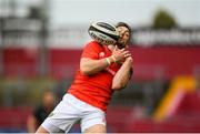 28 September 2019; Darren Sweetnam of Munster during the Guinness PRO14 Round 1 match between Munster and Dragons at Thomond Park in Limerick. Photo by Harry Murphy/Sportsfile