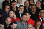 29 September 2019; FAI President Donal Conway during the Extra.ie FAI Cup Semi-Final match between Sligo Rovers and Dundalk at The Showgrounds in Sligo. Photo by Stephen McCarthy/Sportsfile