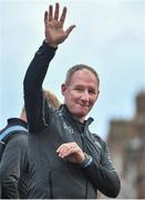 29 September 2019; Dublin manager Jim Gavin during the Dublin Senior Football teams homecoming with the Sam Maguire Cup at Merrion Square in Dublin. Photo by David Fitzgerald/Sportsfile