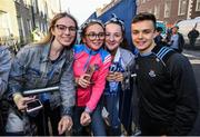 29 September 2019; Eoin Murchan poses for a picture with supporters during the Dublin Senior Football teams homecoming with the Sam Maguire Cup at Merrion Square in Dublin. Photo by David Fitzgerald/Sportsfile