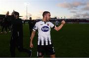 29 September 2019; Michael Duffy of Dundalk celebrates following the Extra.ie FAI Cup Semi-Final match between Sligo Rovers and Dundalk at The Showgrounds in Sligo. Photo by Stephen McCarthy/Sportsfile