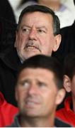 29 September 2019; FAI President Donal Conway and former Republic of Ireland international Niall Quinn watch on during the Extra.ie FAI Cup Semi-Final match between Sligo Rovers and Dundalk at The Showgrounds in Sligo. Photo by Stephen McCarthy/Sportsfile