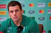 30 September 2019; CJ Stander during an Ireland Rugby press conference in the Sheraton Hotel & Towers Kobe, in Kobe Japan. Photo by Brendan Moran/Sportsfile