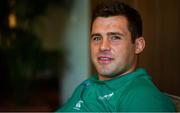 30 September 2019; CJ Stander poses for a portrait after an Ireland Rugby press conference in the Sheraton Hotel & Towers Kobe, in Kobe Japan. Photo by Brendan Moran/Sportsfile