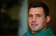 30 September 2019; CJ Stander poses for a portrait after an Ireland Rugby press conference in the Sheraton Hotel & Towers Kobe, in Kobe Japan. Photo by Brendan Moran/Sportsfile