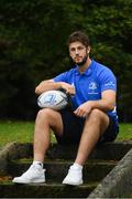 30 September 2019; Caelan Doris poses for a portrait following a press conference at Leinster Rugby Headquarters in UCD, Dublin. Photo by Ramsey Cardy/Sportsfile