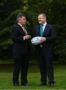 30 September 2019; Beauchamps and Leinster Rugby announced today that Beauchamps will continue as the Official Legal Advisor of Leinster Rugby for a further three years, running to the end of the 2020/21 season. Beauchamps has been the official legal advisor to Leinster Rugby since 2014 and was previously official sponsor of the Leinster Rugby Schools Cup. Present at the announcement in Leinster Rugby HQ were John White, Managing Partner of Beauchamps, and Mick Dawson, CEO of Leinster Rugby. Photo by Ramsey Cardy/Sportsfile