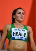30 September 2019; Phil Healy of Ireland after competing in Women's 200m during day four of the World Athletics Championships 2019 at the Khalifa International Stadium in Doha, Qatar. Photo by Sam Barnes/Sportsfile