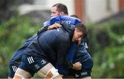 30 September 2019; Ryan Baird, left, and Michael Bent during Leinster Rugby squad training at Rosemount in UCD, Dublin. Photo by Ramsey Cardy/Sportsfile