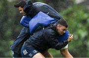 30 September 2019; Conor O'Brien, right, and Max Deegan during Leinster Rugby squad training at Rosemount in UCD, Dublin. Photo by Ramsey Cardy/Sportsfile