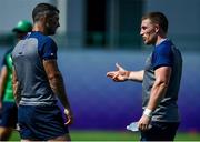 1 October 2019; Rob Kearney, left, and Andrew Conway during Ireland Rugby squad training at the Kobelco Steelers in Kobe, Japan. Photo by Brendan Moran/Sportsfile