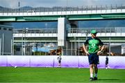 1 October 2019; Head coach Joe Schmidt during Ireland Rugby squad training at the Kobelco Steelers in Kobe, Japan. Photo by Brendan Moran/Sportsfile