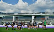 1 October 2019; The Ireland team warm-up during their squad training session at the Kobelco Steelers in Kobe, Japan. Photo by Brendan Moran/Sportsfile