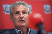 2 October 2019; Cork senior manager Kieran Kingston during a Cork hurling management press conference at Pairc Ui Chaoimh, Cork. Photo by Eóin Noonan/Sportsfile