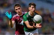 11 August 2019; Seán O'Brien of Kerry in action against Conall Gallagher of Galway during the Electric Ireland GAA Football All-Ireland Minor Championship Semi-Final match between Kerry and Galway at Croke Park in Dublin. Photo by Piaras Ó Mídheach/Sportsfile