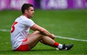 11 August 2019; Darren McCurry of Tyrone dejected after the GAA Football All-Ireland Senior Championship Semi-Final match between Kerry and Tyrone at Croke Park in Dublin. Photo by Piaras Ó Mídheach/Sportsfile