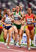 2 October 2019; Ciara Mageean of Ireland, centre, competing in the Women's 1500m Heats during day six of the 17th IAAF World Athletics Championships Doha 2019 at the Khalifa International Stadium in Doha, Qatar. Photo by Sam Barnes/Sportsfile