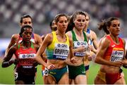 2 October 2019; Ciara Mageean of Ireland, second from right, competing in the Women's 1500m Heats during day six of the 17th IAAF World Athletics Championships Doha 2019 at the Khalifa International Stadium in Doha, Qatar. Photo by Sam Barnes/Sportsfile