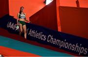 2 October 2019; Ciara Mageean of Ireland after competing in the Women's 1500m Heats during day six of the 17th IAAF World Athletics Championships Doha 2019 at the Khalifa International Stadium in Doha, Qatar. Photo by Sam Barnes/Sportsfile