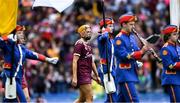 8 September 2019; Galway captain Sarah Dervan in the parade before the Liberty Insurance All-Ireland Senior Camogie Championship Final match between Galway and Kilkenny at Croke Park in Dublin. Photo by Piaras Ó Mídheach/Sportsfile