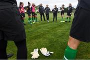 2 October 2019; Manager Vera Pauw and assistant manager Eileen Gleeson speak to players during a Republic of Ireland women's team training session at The Johnstown Estate in Enfield, Co Meath. Photo by Stephen McCarthy/Sportsfile