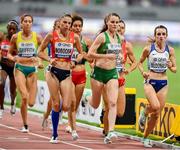 3 October 2019; Ciara Mageean of Ireland, second from right, on her way to finishing fifth whilst competing in the Women’s 1500m Semi-Final during day seven of the 17th IAAF World Athletics Championships Doha 2019 at the Khalifa International Stadium in Doha, Qatar. Photo by Sam Barnes/Sportsfile