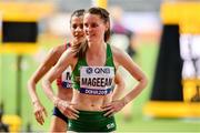 3 October 2019; Ciara Mageean of Ireland, after competing in Women's 1500m Semi-Finals and qualifying for the final during day seven of the 17th IAAF World Athletics Championships Doha 2019 at the Khalifa International Stadium in Doha, Qatar. Photo by Sam Barnes/Sportsfile