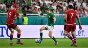 3 October 2019; Jonathan Sexton of Ireland kicks through during the 2019 Rugby World Cup Pool A match between Ireland and Russia at the Kobe Misaki Stadium in Kobe, Japan. Photo by Brendan Moran/Sportsfile