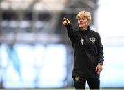 4 October 2019; Manager Vera Pauw during a Republic of Ireland women's team training session at the National Indoor Arena in Abbotstown, Dublin.  Photo by Stephen McCarthy/Sportsfile