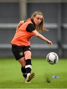 4 October 2019; Claire O’Riordan during a Republic of Ireland women's team training session at the National Indoor Arena in Abbotstown, Dublin. Photo by Stephen McCarthy/Sportsfile