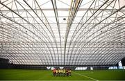 4 October 2019; A general view of a Republic of Ireland women's team training session at the National Indoor Arena in Abbotstown, Dublin. Photo by Stephen McCarthy/Sportsfile