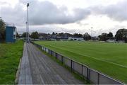 4 October 2019; A general view of the grounds before the SSE Airtricity League First Division Promotion / Relegation Play-Off Series First Leg match between Cabinteely and Longford Town at Stradbrook Road in Blackrock, Dublin. Photo by Piaras Ó Mídheach/Sportsfile