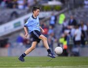 14 September 2019; Darragh Kinsella of Holy Trinity NS Donaghmede, Co Dublin, during the INTO Cumann na mBunscol GAA Respect Exhibition Go Games at Dublin v Kerry - GAA Football All-Ireland Senior Championship Final Replay at Croke Park in Dublin. Photo by Ray McManus/Sportsfile