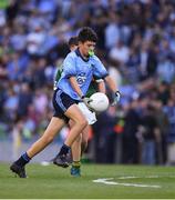 14 September 2019; Josh Higgins of St Patrick’s Gaa, Donabate, Co Dublin, during the INTO Cumann na mBunscol GAA Respect Exhibition Go Games at Dublin v Kerry - GAA Football All-Ireland Senior Championship Final Replay at Croke Park in Dublin. Photo by Ray McManus/Sportsfile