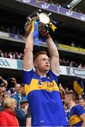 18 August 2019; Tipperary's Michael Breen lifts the Liam MacCarthy Cup after the GAA Hurling All-Ireland Senior Championship Final match between Kilkenny and Tipperary at Croke Park in Dublin. Photo by Ray McManus/Sportsfile