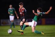 4 October 2019; Paddy Kirk of Bohemians and Daire O'Connor of Cork City during the SSE Airtricity League Premier Division match between Bohemians and Cork City at Dalymount Park in Dublin. Photo by Stephen McCarthy/Sportsfile