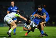 4 October 2019; Keelan Giles of Ospreys is tackled by James Lowe of Leinster during the Guinness PRO14 Round 2 match between Leinster and Ospreys at the RDS Arena in Dublin. Photo by Ramsey Cardy/Sportsfile
