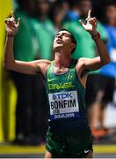 4 October 2019; Caio Bonfim of Brazil after competing in the Men's 20km Race Walk during day eight of the 17th IAAF World Athletics Championships Doha 2019 at the Corniche in Doha, Qatar. Photo by Sam Barnes/Sportsfile