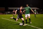 4 October 2019; Ross Tierney of Bohemians in action against Shane Griffin of Cork City during the SSE Airtricity League Premier Division match between Bohemians and Cork City at Dalymount Park in Dublin. Photo by Stephen McCarthy/Sportsfile