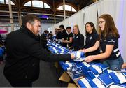 4 October 2019; Leinster Rugby season ticket holders pack collection ahead of the Guinness PRO14 Round 2 match between Leinster and Ospreys at the RDS Arena in Dublin. Photo by Ramsey Cardy/Sportsfile
