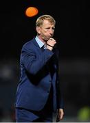 4 October 2019; Leinster head coach Leo Cullen during the Guinness PRO14 Round 2 match between Leinster and Ospreys at the RDS Arena in Dublin. Photo by Seb Daly/Sportsfile