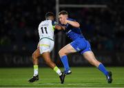 4 October 2019; Rory O'Loughlin of Leinster in action against Keelan Giles of Ospreys during the Guinness PRO14 Round 2 match between Leinster and Ospreys at the RDS Arena in Dublin. Photo by Seb Daly/Sportsfile