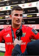 5 October 2019; Man of the match, Shane Daly of Munster, following the Guinness PRO14 Round 2 match between Isuzu Southern Kings and Munster at Nelson Mandela Bay Stadium in Port Elizabeth, South Africa. Photo by Michael Sheehan/Sportsfile