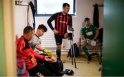 5 October 2019; James Boyle of Bohemians prior to the National Amputee League Final match between Cork City and Bohemian FC at Ballymun United Soccer Complex in Dublin. Photo by David Fitzgerald/Sportsfile