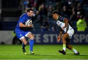 4 October 2019; Fergus McFadden of Leinster in action against Keelan Giles of Ospreys during the Guinness PRO14 Round 2 match between Leinster and Ospreys at the RDS Arena in Dublin. Photo by Seb Daly/Sportsfile