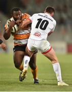 5 October 2019; Ox Nche of Toyota Cheetahs is tackled by Bill Johnston from Ulster during the Guinness PRO14 Round 2 match between Toyota Cheetahs and Ulster at Toyota Stadium in Bloemfontein, South Africa. Photo by Johan Pretorius/Sportsfile
