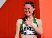 5 October 2019; Ciara Mageean of Ireland after competing in the Women's 1500m Final during day nine of the 17th IAAF World Athletics Championships Doha 2019 at the Khalifa International Stadium in Doha, Qatar. Photo by Sam Barnes/Sportsfile