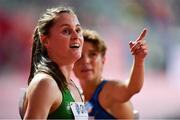 5 October 2019; Ciara Mageean of Ireland after competing in the Women's 1500m Final during day nine of the 17th IAAF World Athletics Championships Doha 2019 at the Khalifa International Stadium in Doha, Qatar. Photo by Sam Barnes/Sportsfile
