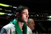 5 October 2019; Joe Ward before his Light Heavy bout with Marc Delgado at Madison Square Garden in New York, USA. Photo by Ed Mulholland/Matchroom Boxing USA via Sportsfile