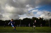 6 October 2019; A general view of Anto Dolan of Leinster Senior League during the FAI Michael Ward Inter League Tournament match between Leinster Senior League and Ulster Senior League at Hartstown Huntstown Football Club in Dublin. Photo by Harry Murphy/Sportsfile